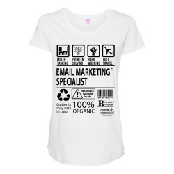 email marketing specialist Maternity Scoop Neck T-shirt | Artistshot