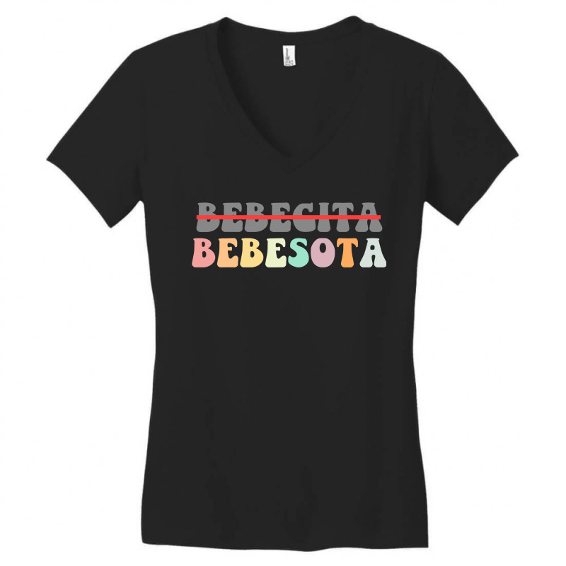 Bebesota Latina Retro Women's V-Neck T-Shirt by cm-arts | Artistshot