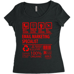 email marketing specialist Women's Triblend Scoop T-shirt | Artistshot