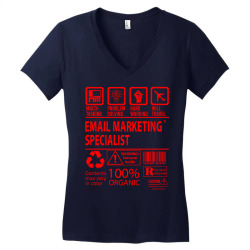 email marketing specialist Women's V-Neck T-Shirt | Artistshot