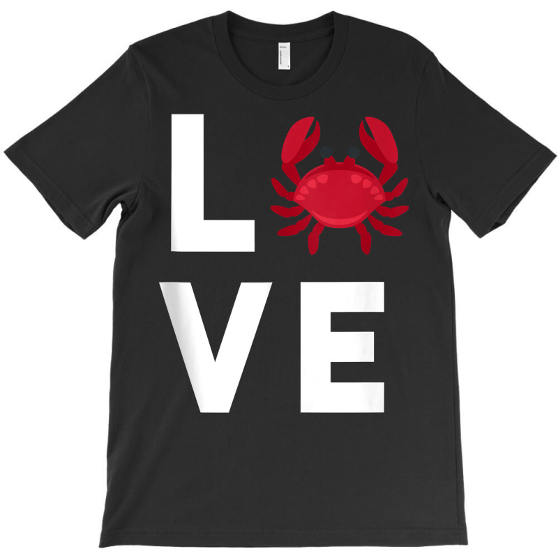 I Love Crabs Cute Crab Lover Crustacean Seafood Crab Tank Top T-shirt | Artistshot