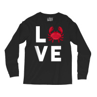 I Love Crabs Cute Crab Lover Crustacean Seafood Crab Tank Top Long Sleeve Shirts | Artistshot