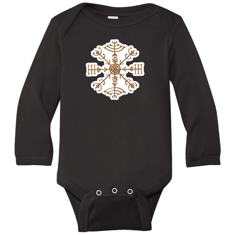 Veldismagn Icelandic Bind Rune Protection Health And Good Luck 1310053 Long Sleeve Baby Bodysuit by riska_art | Artistshot