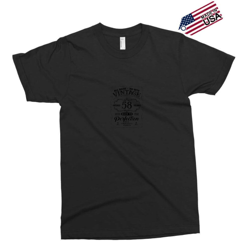 Vintage 58 Years Old Birthday Aged Perfectly Original Parts Exclusive T-shirt | Artistshot