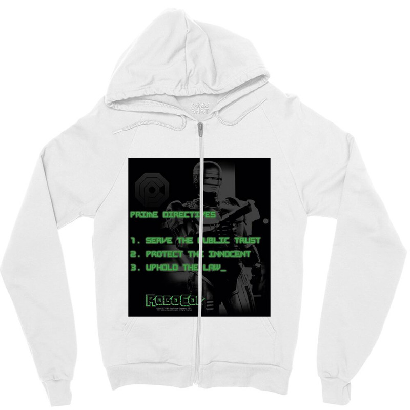 Robocop, Prime Directives, Zipper Hoodie | Artistshot