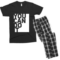 You Can Do It Men's T-shirt Pajama Set | Artistshot