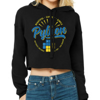 Python Programming Language Cropped Hoodie | Artistshot