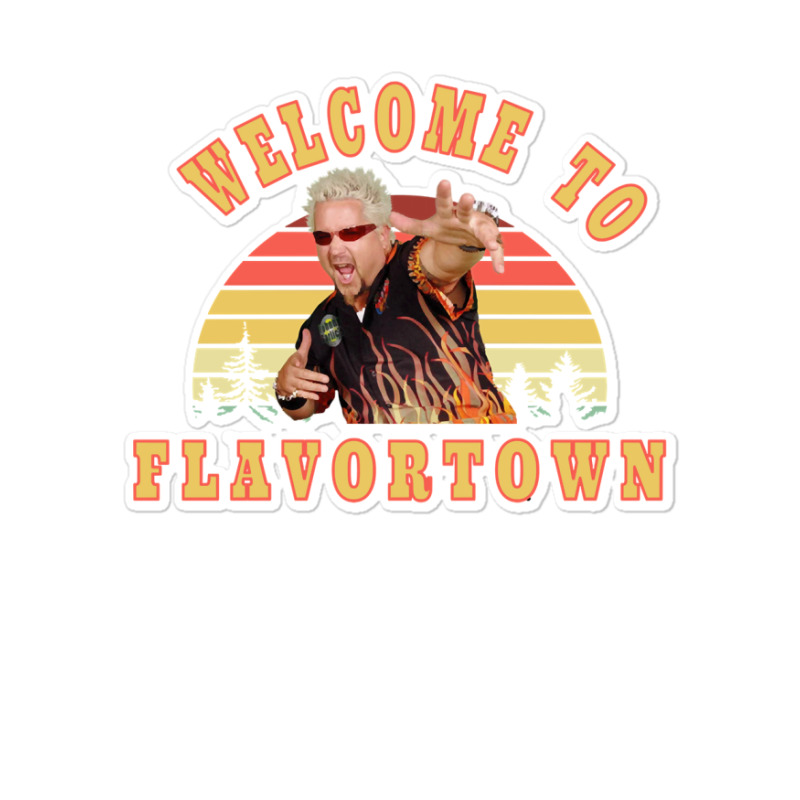 New Guy Fieri Fans Flavortown Classic Sticker | Artistshot