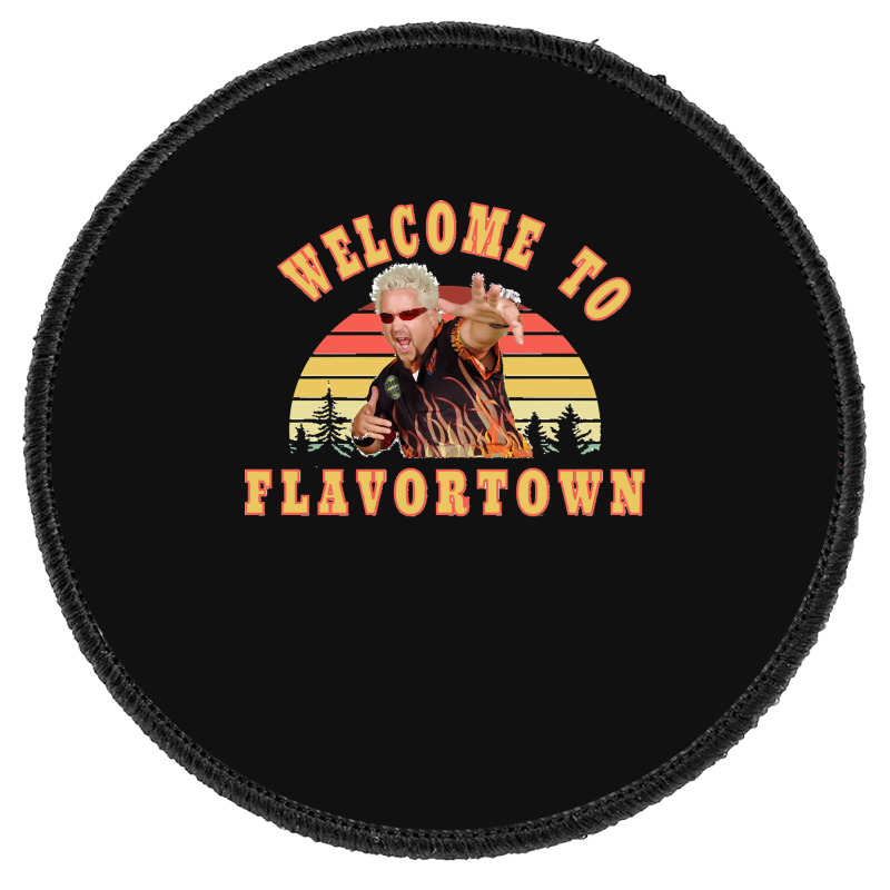 New Guy Fieri Fans Flavortown Classic Round Patch | Artistshot