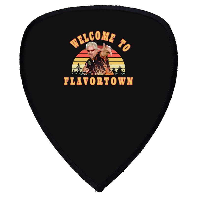 New Guy Fieri Fans Flavortown Classic Shield S Patch | Artistshot