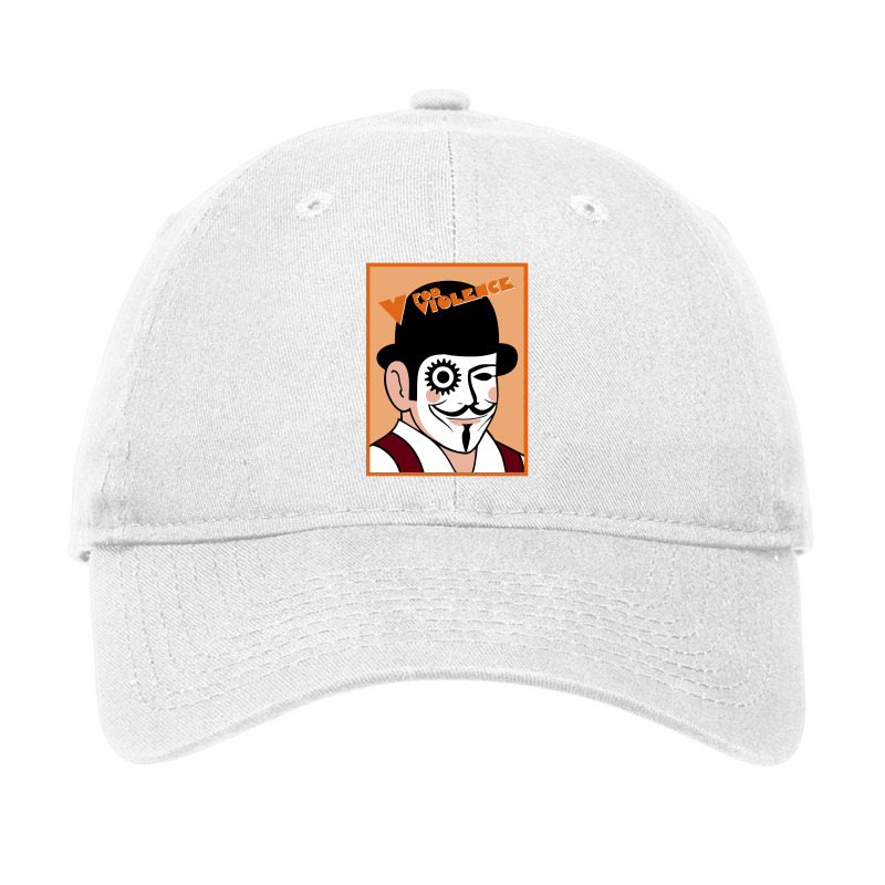 V For Violence   Clockwork Orange Adjustable Cap by sukethijau | Artistshot