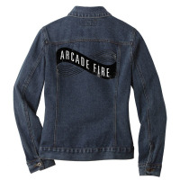 Arcade Fire Ladies Denim Jacket | Artistshot