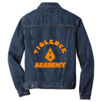 Violence   Orange Clockwork Men Denim Jacket | Artistshot