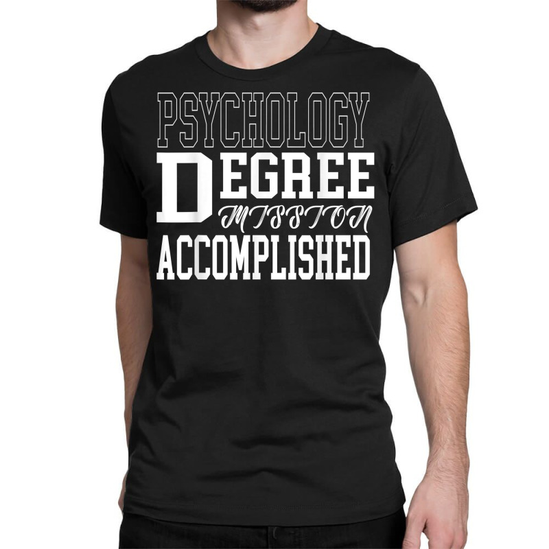 Custom Psychology Degree T Shirt For College Graduation Gift Tee