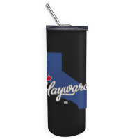 Hayward California Ca Map Skinny Tumbler | Artistshot