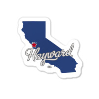 Hayward California Ca Map Sticker | Artistshot