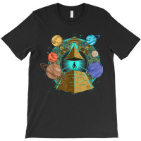 Sci Fi Ufo Abduction Pyramids Ancient Egypt Science Alien T-shirt | Artistshot