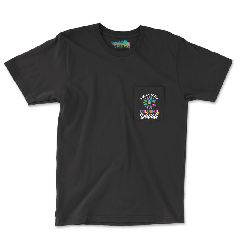 Shubh Deepalawi Colorful Diwali Diwali Pocket T-shirt | Artistshot