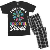 Shubh Deepalawi Colorful Diwali Diwali Men's T-shirt Pajama Set | Artistshot