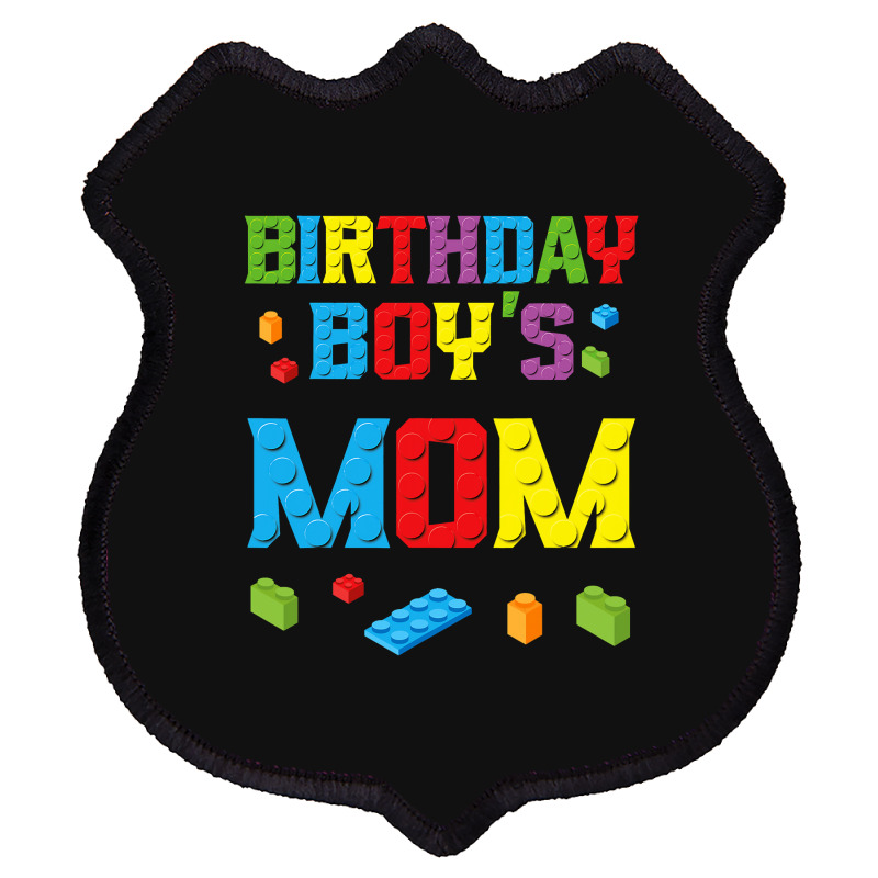 Master Builder Birthday Boy's Mom Building Bricks Blocks  Copy Shield Patch | Artistshot