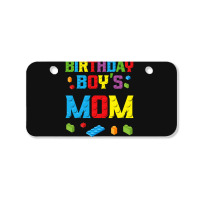 Master Builder Birthday Boy's Mom Building Bricks Blocks  Copy Bicycle License Plate | Artistshot