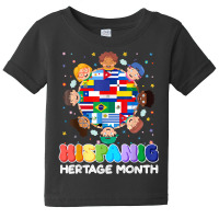 Hispanic Heritage Month Latin American Flag Kids Boys Girls T Shirt Baby Tee | Artistshot