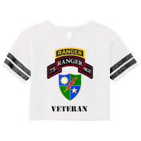 Us Army Ranger   75th Ranger Regiment   Veteran Black Zip Hoodie Scorecard Crop Tee | Artistshot