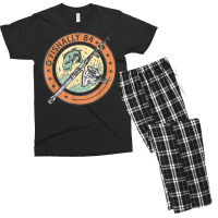 84 Year Old Fishing 84th Birthday Bass Fish Fisherman Dad Men's T-shirt Pajama Set | Artistshot