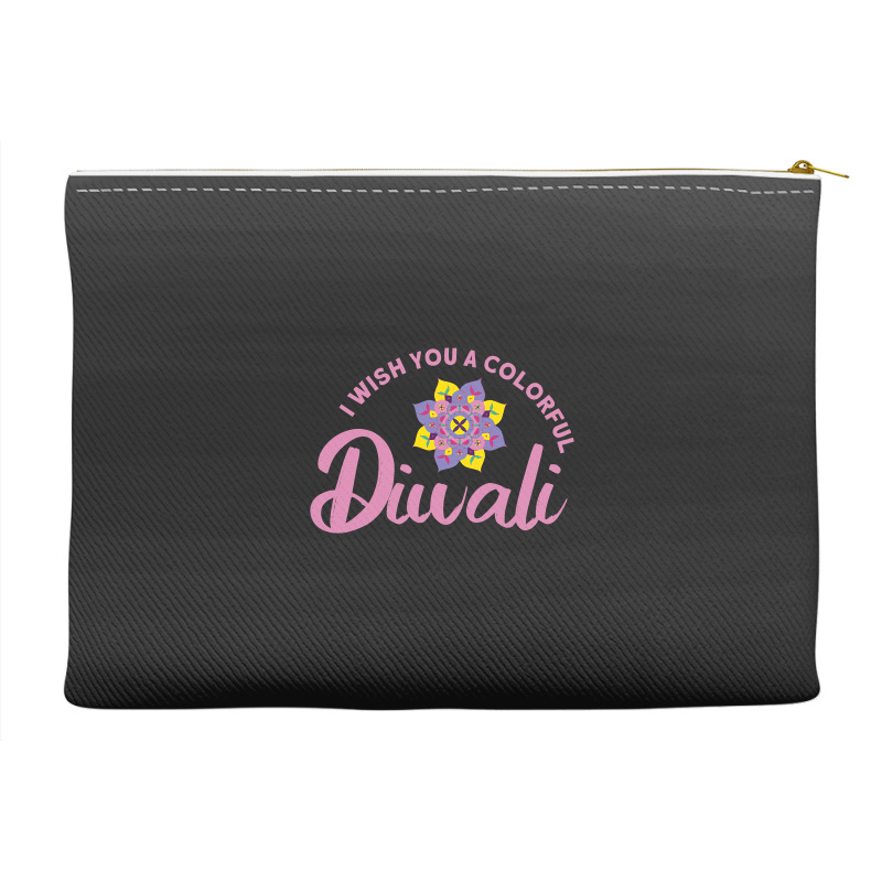 Shubh Deepalawi Colorful Diwali Diwali  Copy Copy Copy Accessory Pouches | Artistshot