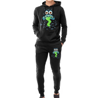 Funny Green Tongue Monster Easy Halloween Costume Creature Hoodie & Jogger Set | Artistshot