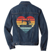 Seamstress Dressmaker Gifts Retro Sunset Sew Machine Sewing Men Denim Jacket | Artistshot