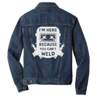 Welder Funny T  Shirt Welder, Welding, Weld T  Shirt Men Denim Jacket | Artistshot