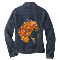 Womens Black History Month  Video Games Character Ladies Denim Jacket | Artistshot