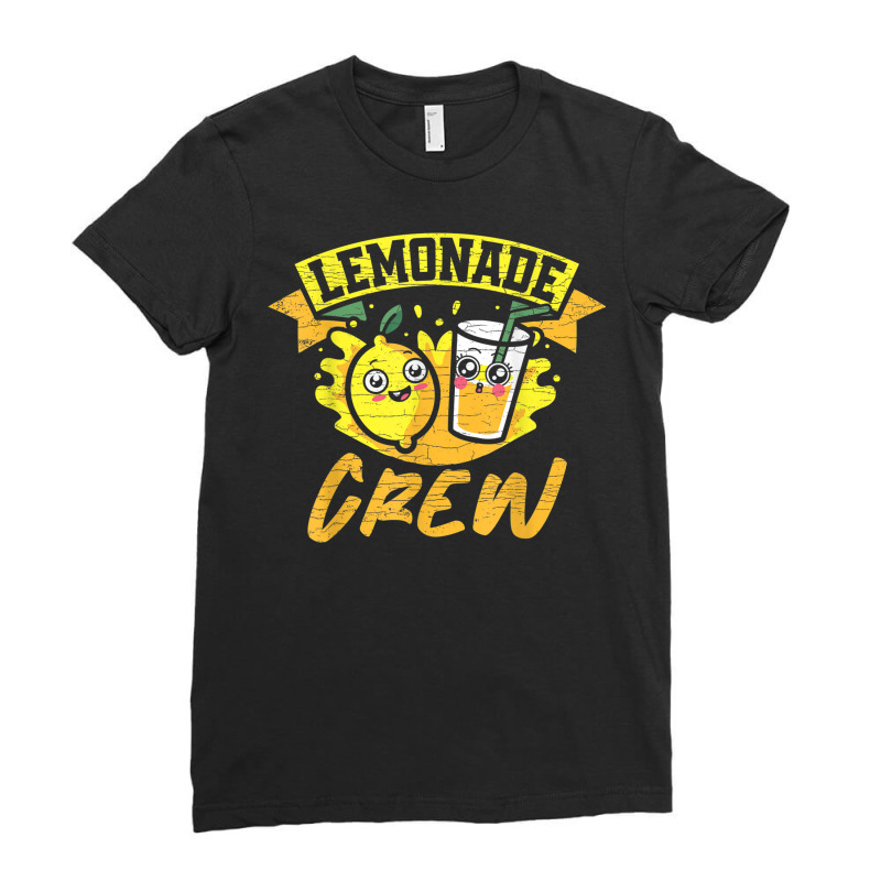 Lemon Stand Lemonade Crew Ladies Fitted T-Shirt by Creed | Artistshot