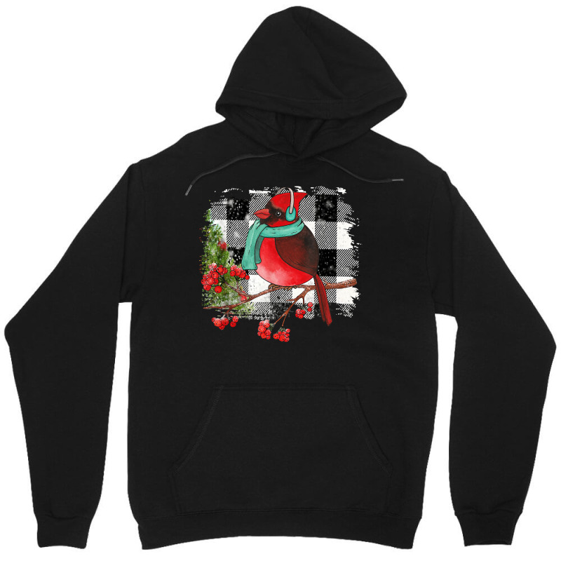 Red Cardinal Bird Winter Christmas Bird Lover Birdwatching Unisex Hoodie | Artistshot