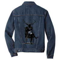 Hannibal Lecter N B C Stag Antlers Lamb Men Denim Jacket | Artistshot