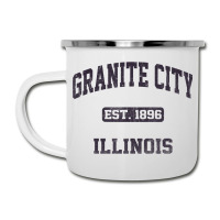 Granite City Illinois Il Vintage State Athletic Style Camper Cup | Artistshot