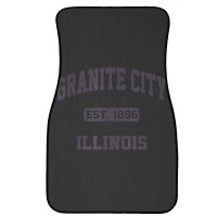 Granite City Illinois Il Vintage State Athletic Style Front Car Mat | Artistshot