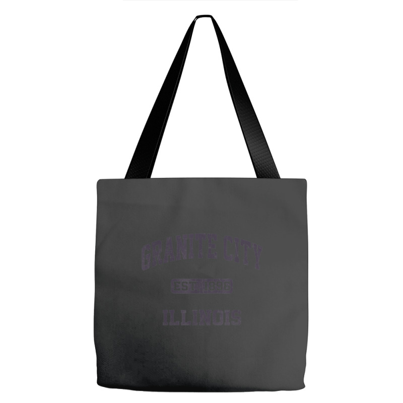 Granite City Illinois Il Vintage State Athletic Style Tote Bags | Artistshot