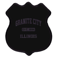 Granite City Illinois Il Vintage State Athletic Style Shield Patch | Artistshot