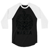 Maria Halloween Sugar Skull Design 3/4 Sleeve Shirt | Artistshot