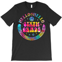 Tie Dye Hello 6th Grade Team Teacher Student Back To School T-shirt | Artistshot