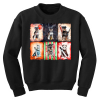 Ads Schnauzer Horror Halloween Youth Sweatshirt | Artistshot