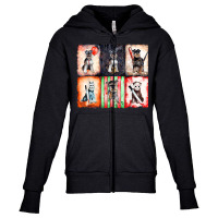 Ads Schnauzer Horror Halloween Youth Zipper Hoodie | Artistshot