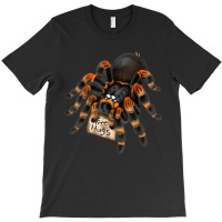 Red Orange Knee Tarantula Spider Hugs T-shirt | Artistshot