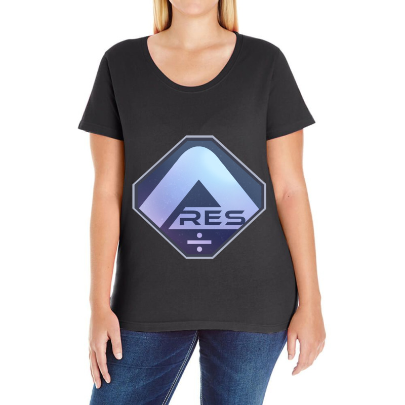 Ares Division Ladies Curvy T-Shirt by HARRIETNELSON | Artistshot