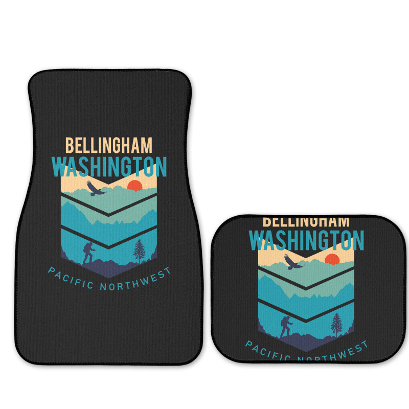 Bellingham Washington Native Hometown Pacific Northwest Full Set Car Mats | Artistshot