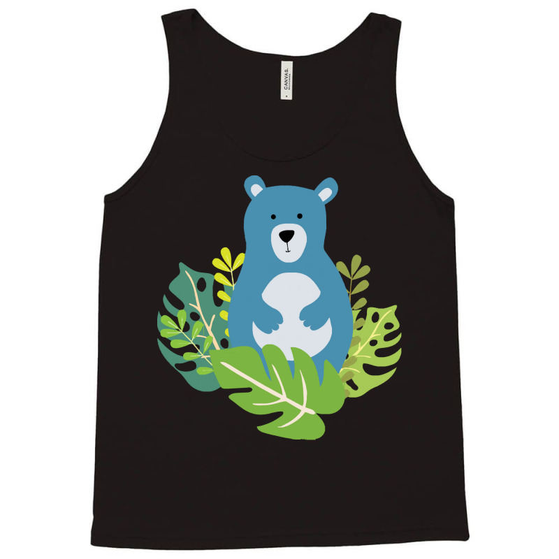 Wild Bear T  Shirtcute Bear In The Forest T  Shirt Tank Top | Artistshot