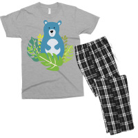 Wild Bear T  Shirtcute Bear In The Forest T  Shirt Men's T-shirt Pajama Set | Artistshot