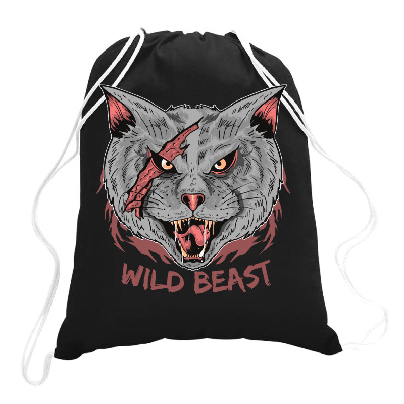 Wild Cat T  Shirt Wild Cat T  Shirt Drawstring Bags | Artistshot